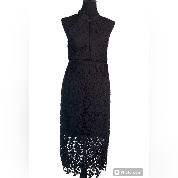 Bardot Dresses & Skirts - BARDOT Gemma Lace Halter Dress Size Large